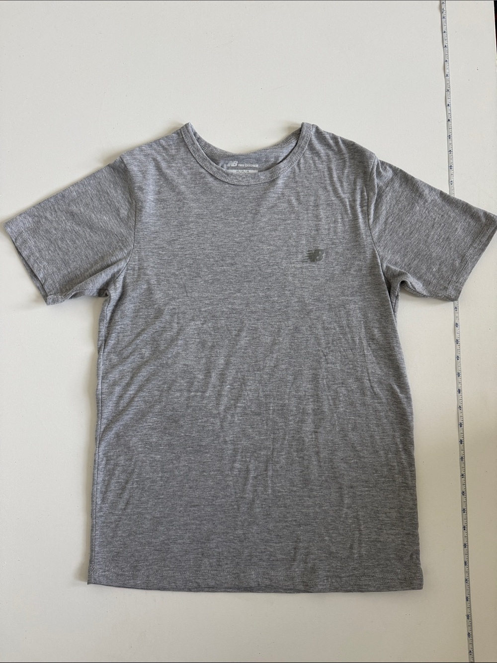 New Balance Men's Heather Gray Short Sleeve Crew Tee